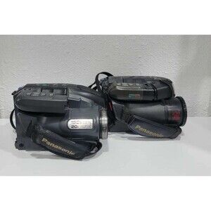 Lot of 2 Vintage Panasonic Camcorder Video Camera PV-IQ525D & PV-L501D - READ